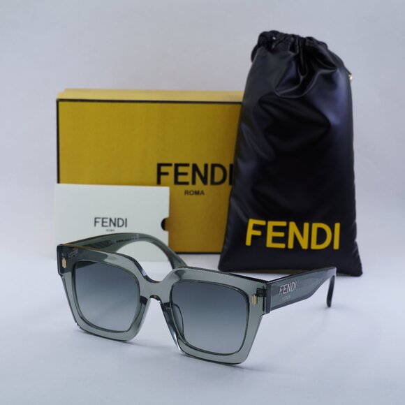 Final Price! Fendi FE40101F 20B Grey Sunglasses - Picture 1 of 10
